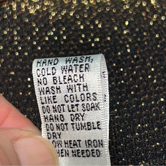 Chic Black Glitter Women's Top‎ and Jacket - Picture 11 of 11